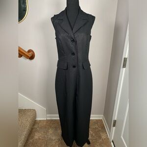 women’s vintage Breakin’ Loose Size 13/14 Black Dress Made in USA